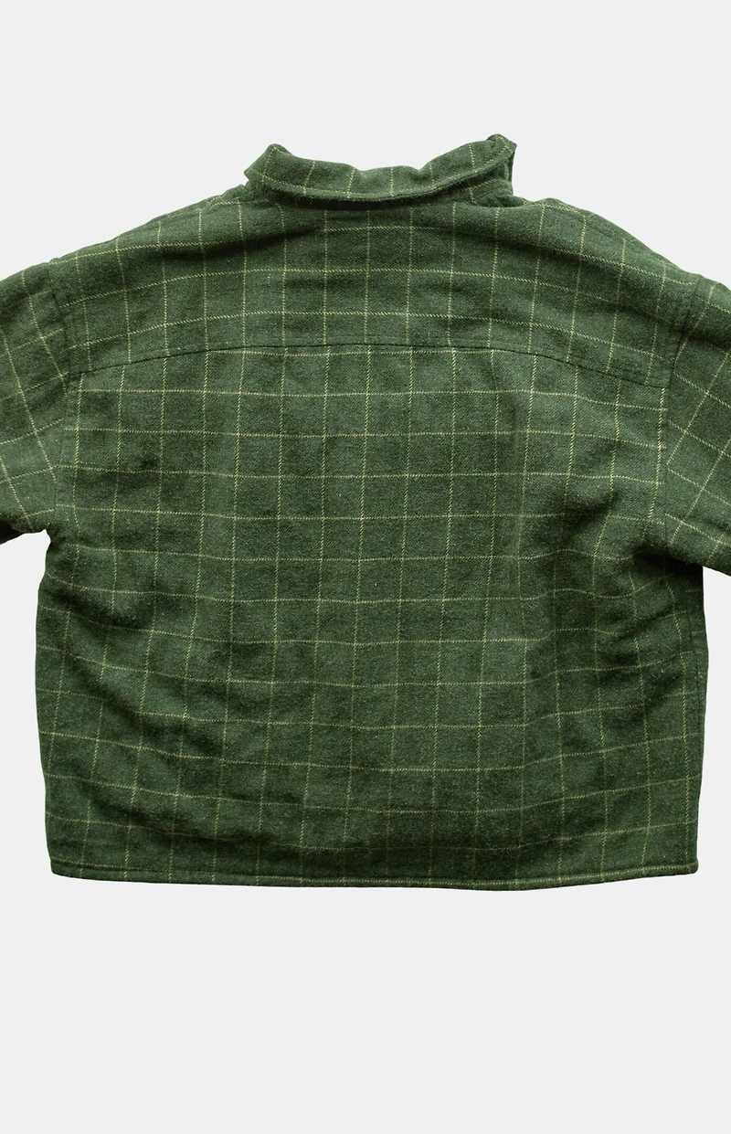 PS VINTAGE 90s Flannel Cropped Jacket