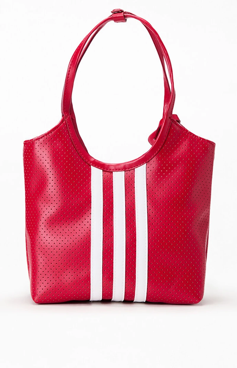 adidas Red Mini Perforated Tote Bag