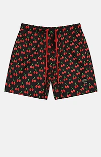 WeSC America Inc Zack Cherries AOP 5" Swim Trunks