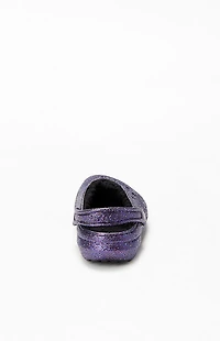 Crocs Kids Classic Lined Space Glitter Glow The Dark Clogs