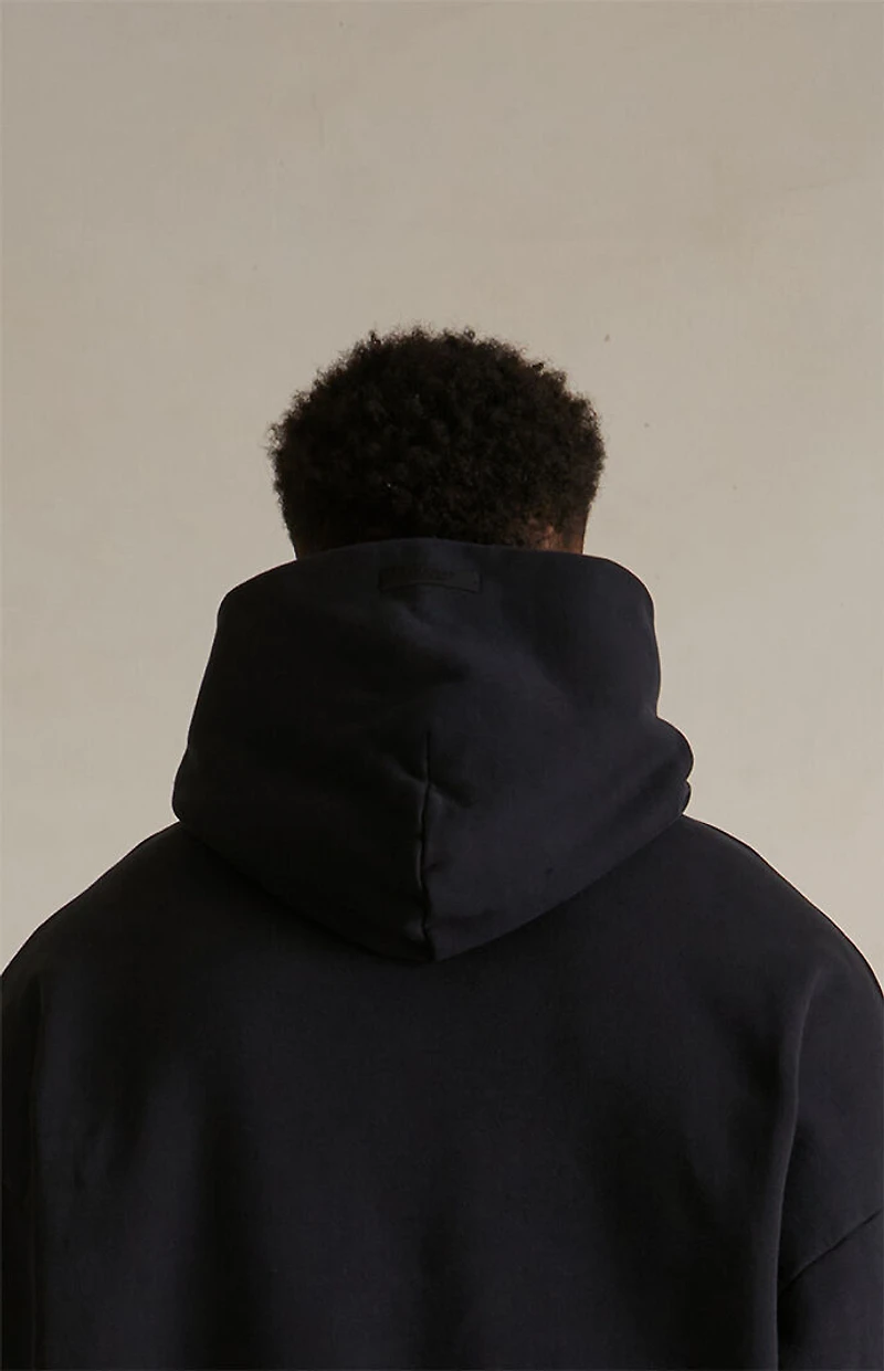 Fear of God ESSENTIALS Black Heavy Fleece Hoodie