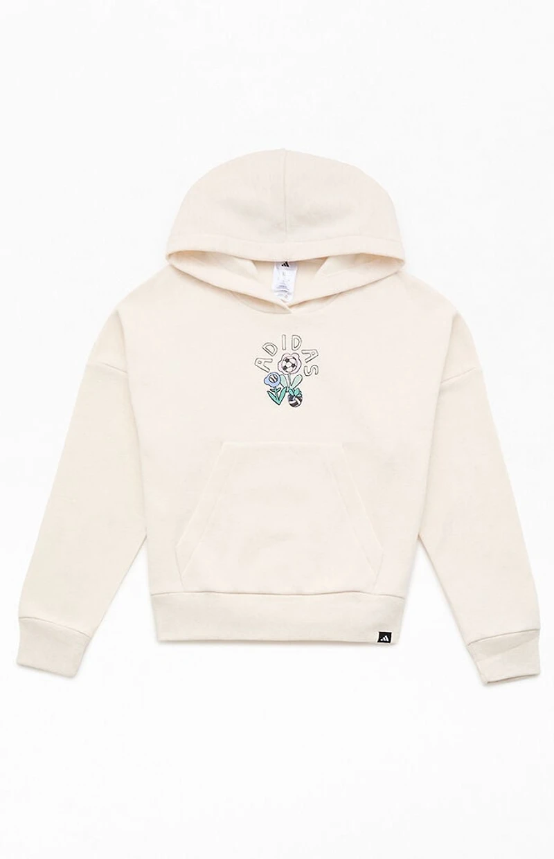 adidas Kids Oatmeal Puff Graphics Hoodie