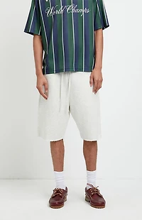 Pacsun Light Gray Fleece Volley Sweat Shorts