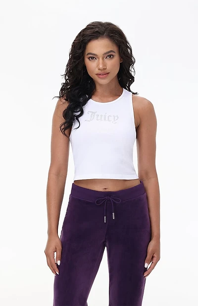 Juicy Couture Small Bling High Neck Crop Top