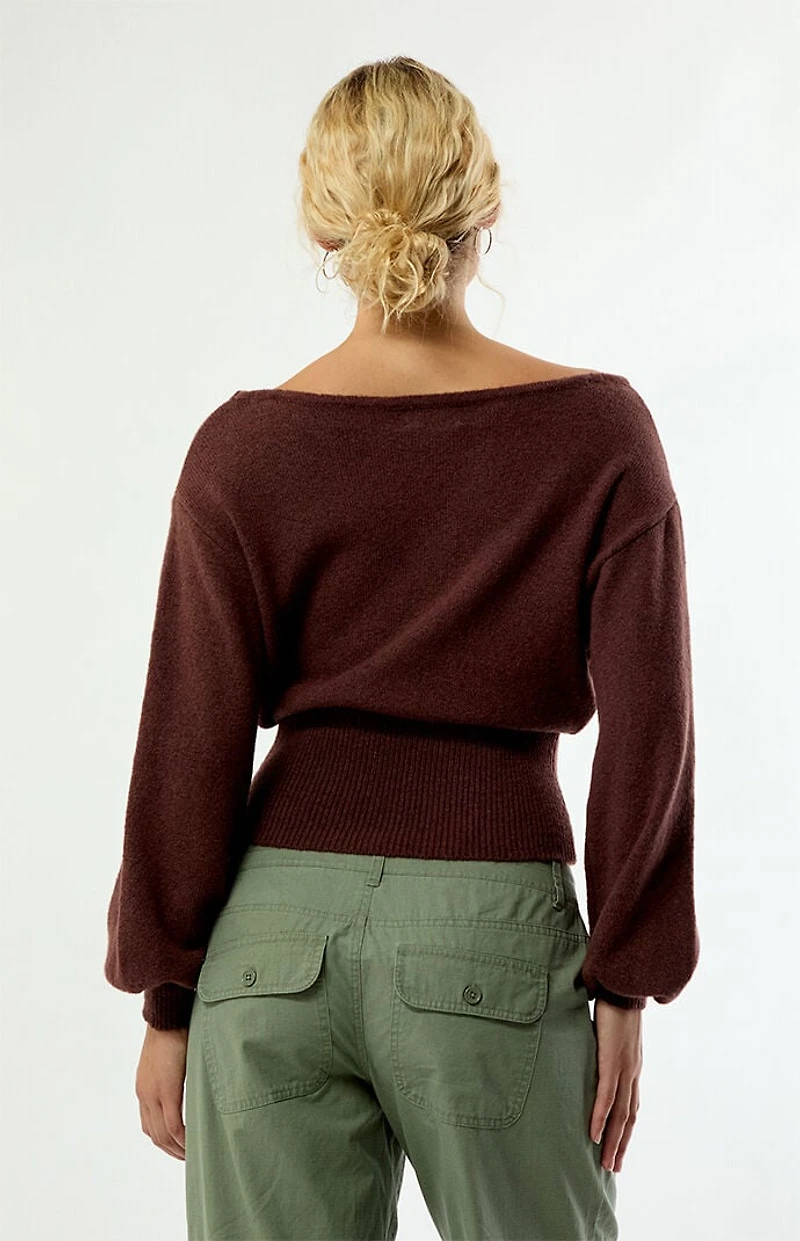 Your Favorite Harley Off-The-Shoulder Sweater