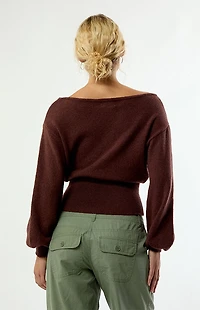 Your Favorite Harley Off-The-Shoulder Sweater