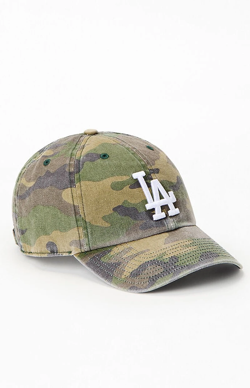 47 Brand LA Dodgers Camo Clean Up Dad Hat