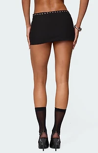 Edikted Jaxie Grommet Mini Skort