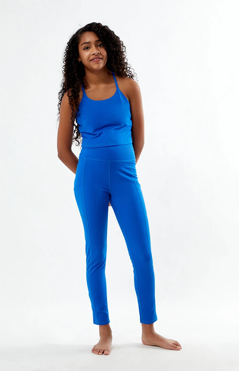 PAC 1980 Kids WHISPER Active Blue Tank Top