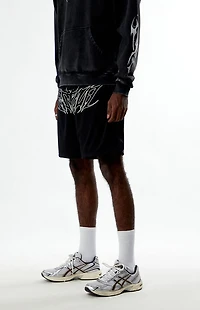 RODMAN BRAND Star Script Mesh Shorts
