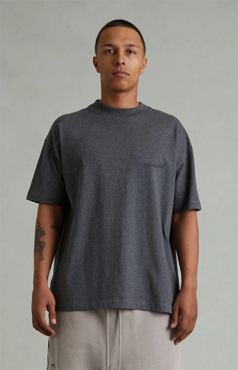 Fear of God ESSENTIALS Charcoal Heather Classic Short Sleeve T-Shirt