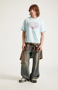 Pacsun Dylan Baggy Jeans Carpenter Medium Blue Tint