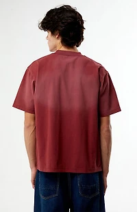 Pacsun Red Premium Potassium Wash T-Shirt