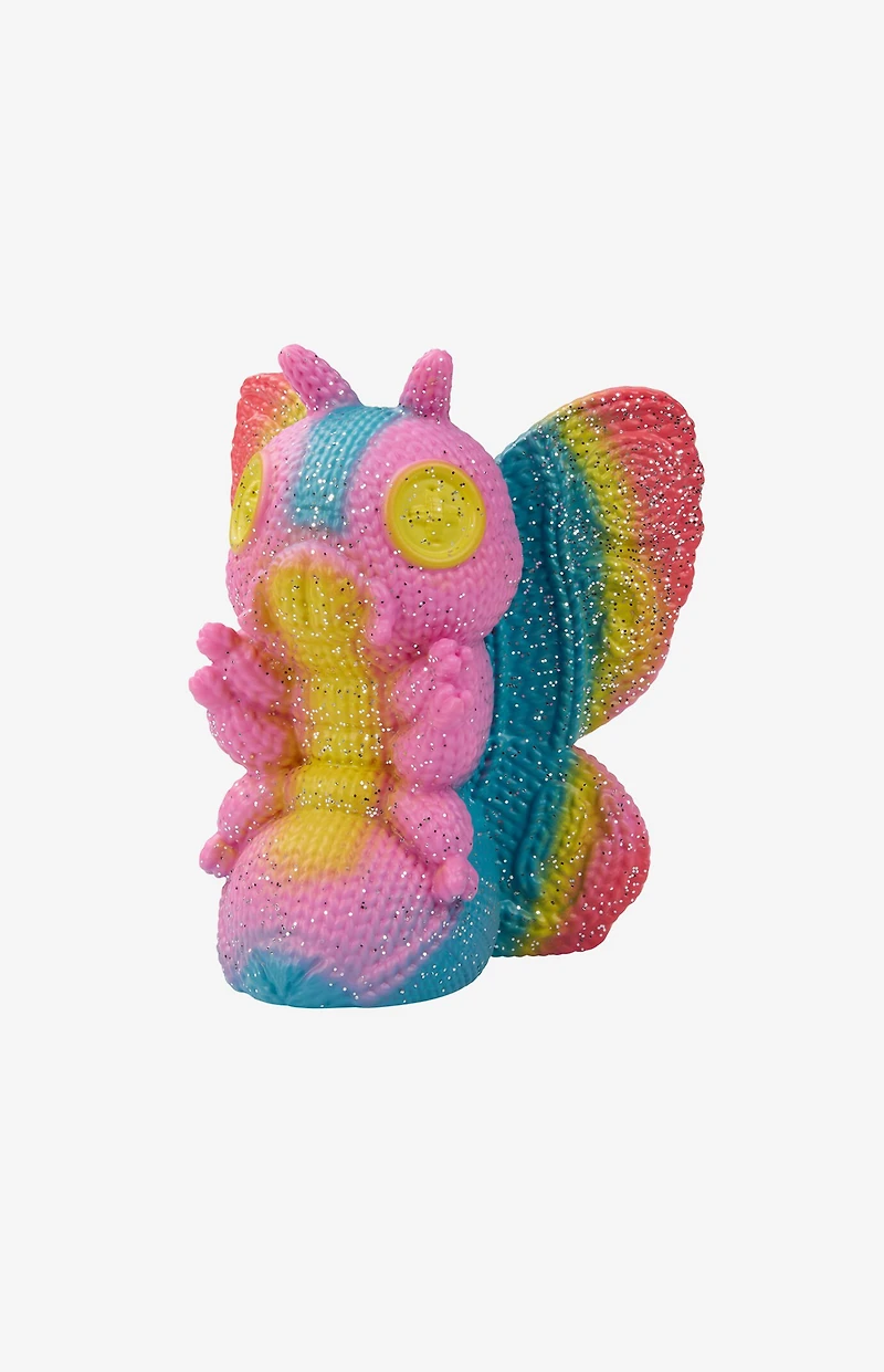 Godzilla Mothra 343 (Sofubi Spray Glitter) Knit Series Vinyl Figure