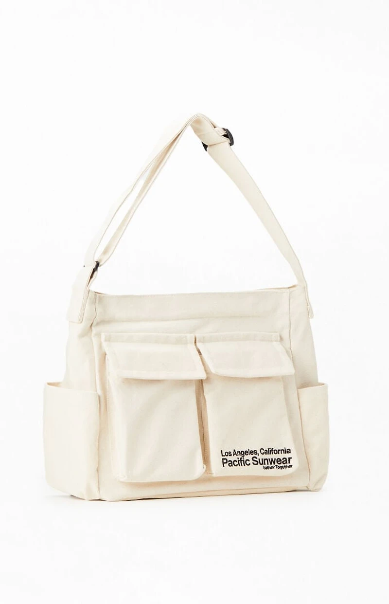 Pacsun Pacific Sunwear Utility Crossbody Tote Bag