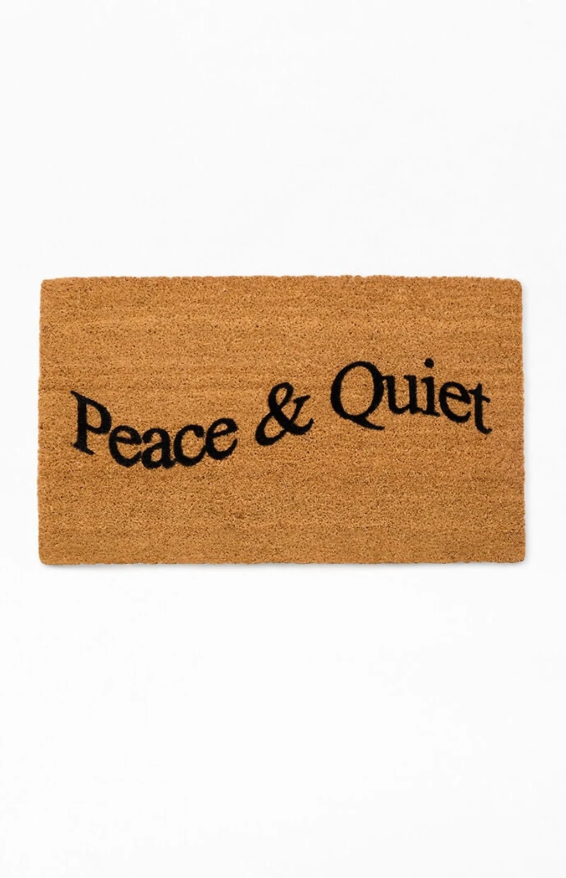 MUSEUM OF PEACE & QUIET Wordmark Door Mat