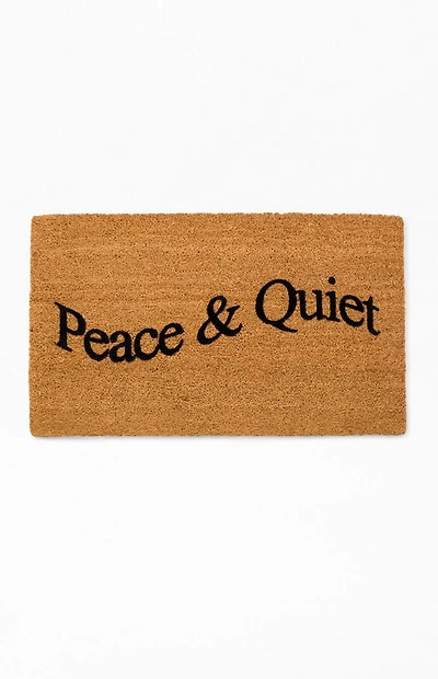 MUSEUM OF PEACE & QUIET Wordmark Door Mat