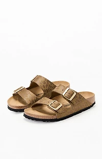 Birkenstock Women's Arizona Sandal Leo Khaki