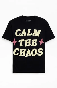 Pacsun Calm The Chaos Boxy Puff Graphic T-Shirt