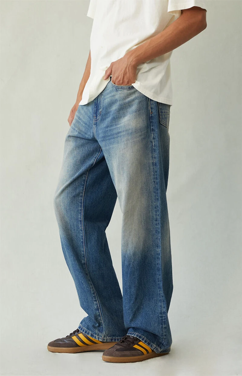 Pacsun Dylan Baggy Jeans Medium Blue Tint