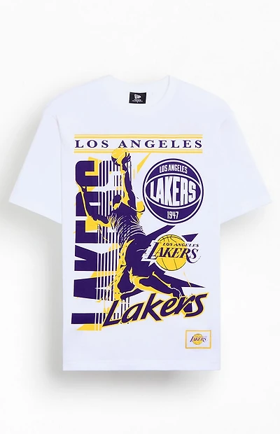 New Era Lakers Sport Class Dunk T-Shirt