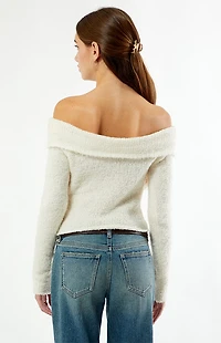 Beverly and Beck Cadence Off-The-Shoulder Sweater