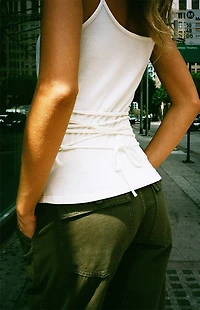 John Galt White Basic Tank Top