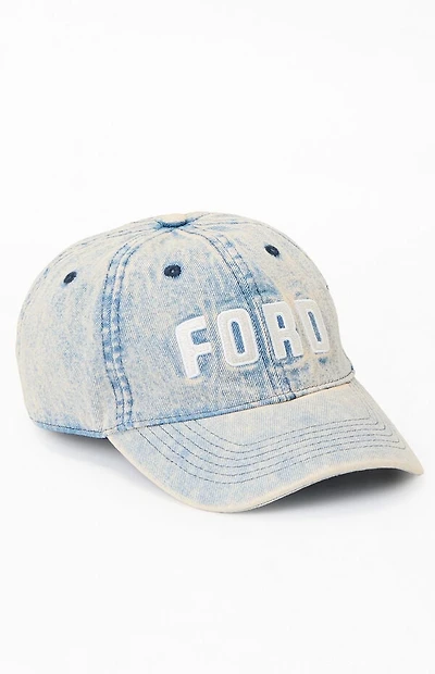 FORD Logo Denim Strapback Hat