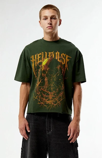 Pacsun Hellpulse Cropped Boxy T-Shirt