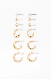 LA Hearts 6 Pack Catalina Earrings