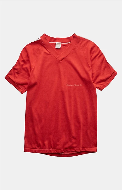 PS VINTAGE '80s Virginia Beach V-neck Graphic T-Shirt