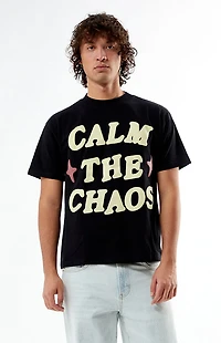 Pacsun Calm The Chaos Boxy Puff Graphic T-Shirt