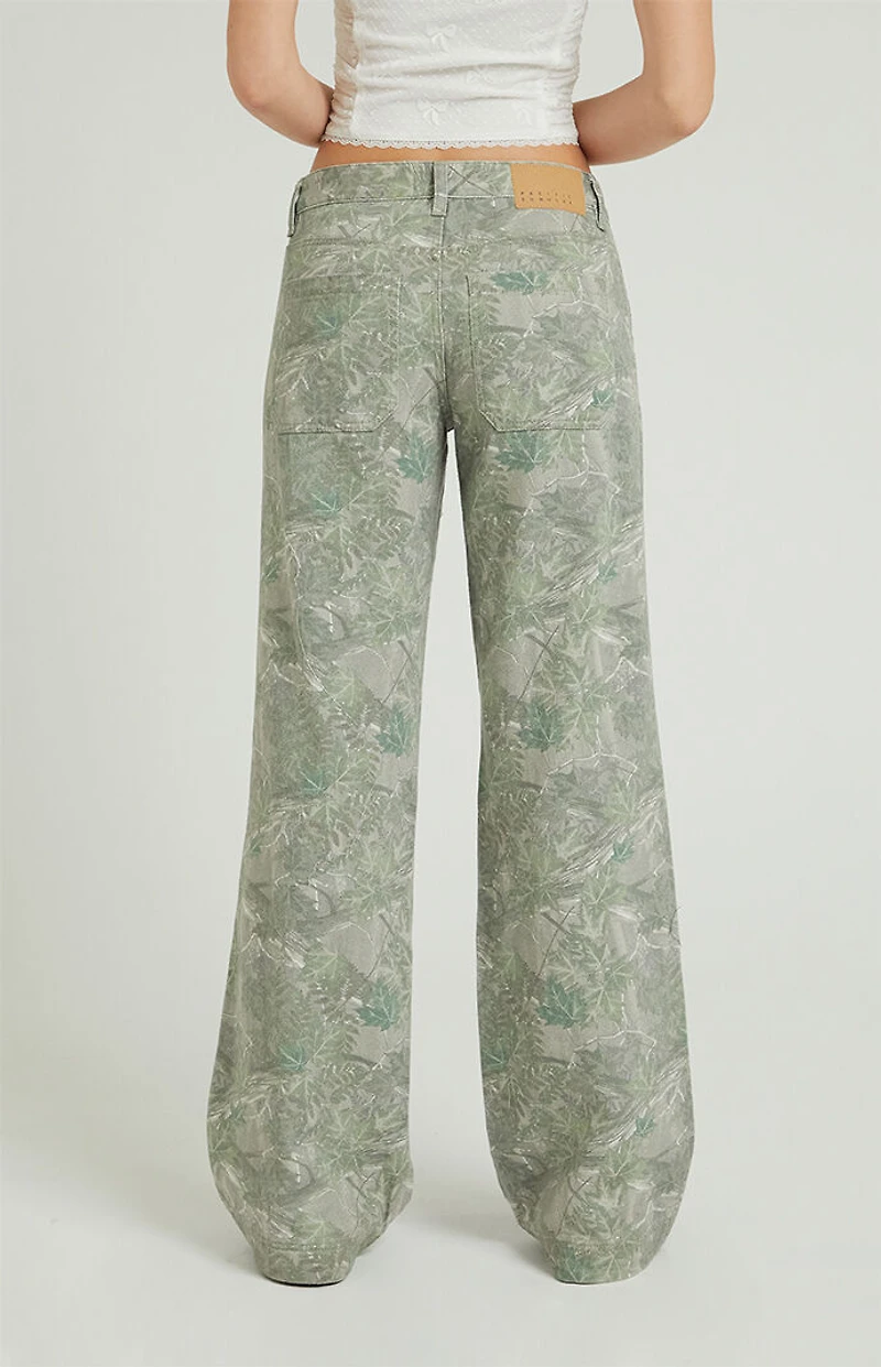 Pacsun Tree Camo Low Rise Baggy Pants