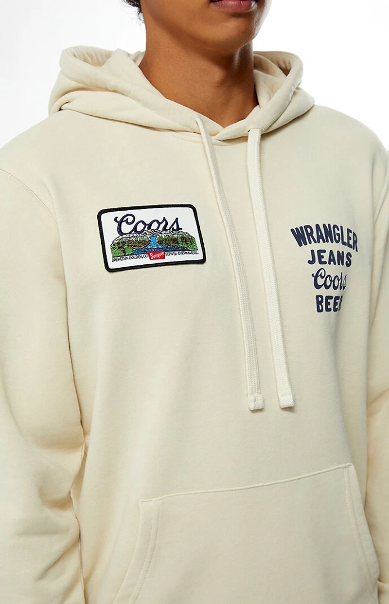 Wrangler x Coors Banquet Off White Hoodie