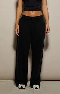 Pacsun Dark Gray Ultra Soft Fleece Straight Leg Sweatpants