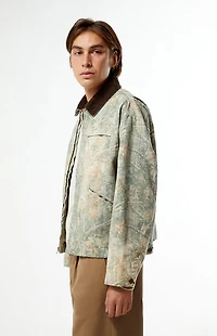 MUSEUM OF PEACE & QUIET Utility Camo Canvas Work Jacket