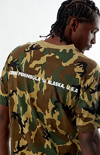 Pacsun Camo Grizzly Bear T-Shirt