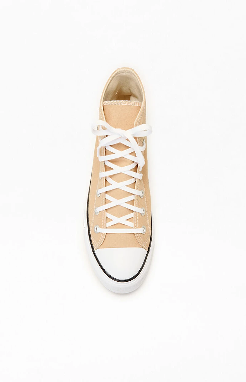 Converse Women's Light Brown Chuck Taylor All Star Lift Platform Sneakers