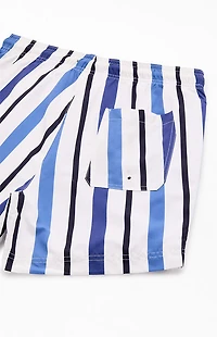 Pacsun Roosevelt Striped 4.5" Swim Trunks