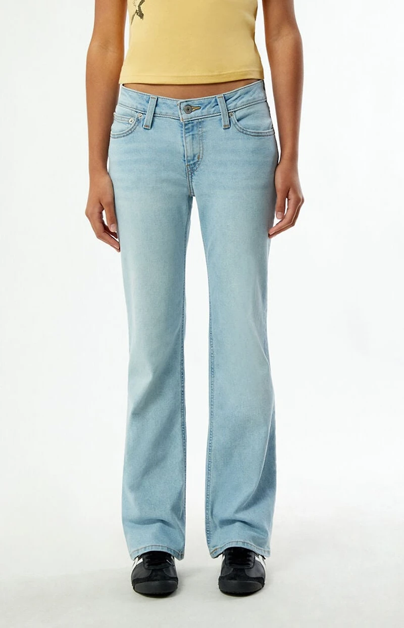 Levi's Light Blue All Alone Superlow Bootcut Jeans