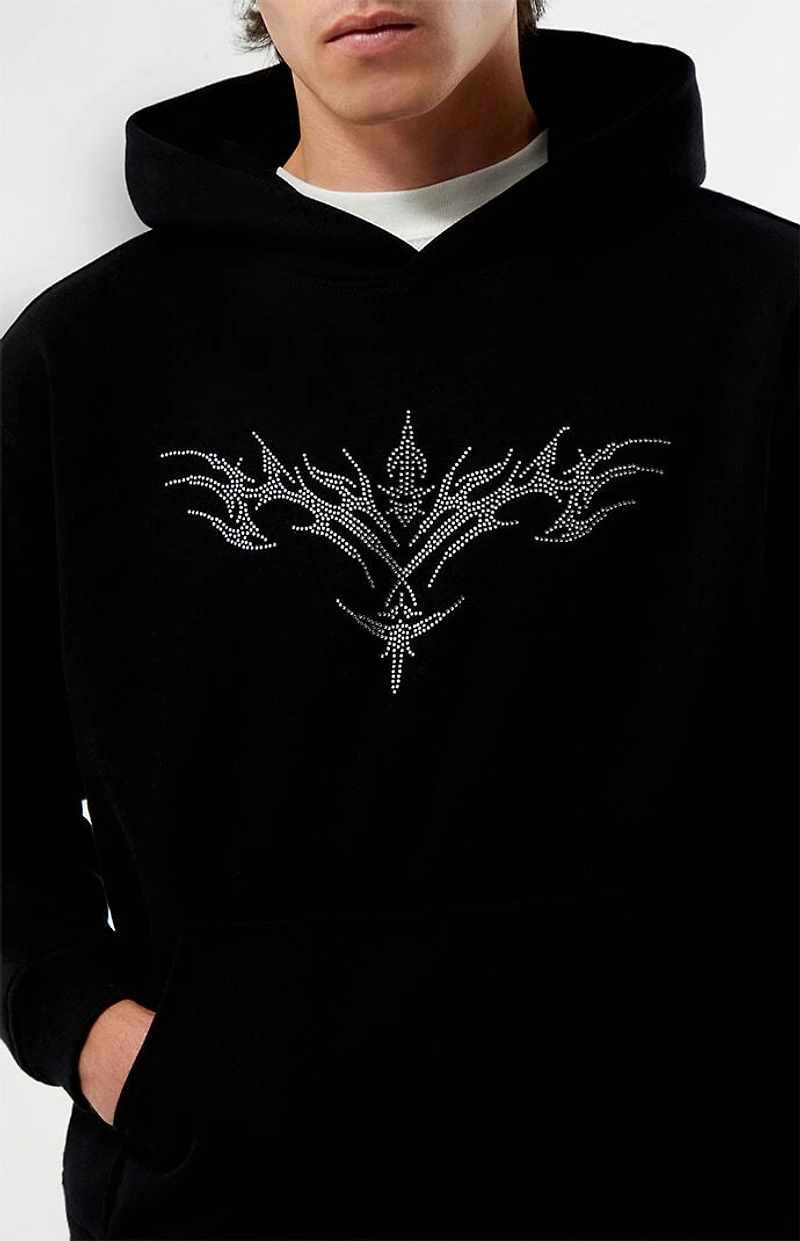 Pacsun Cyber Rhinestone Hoodie