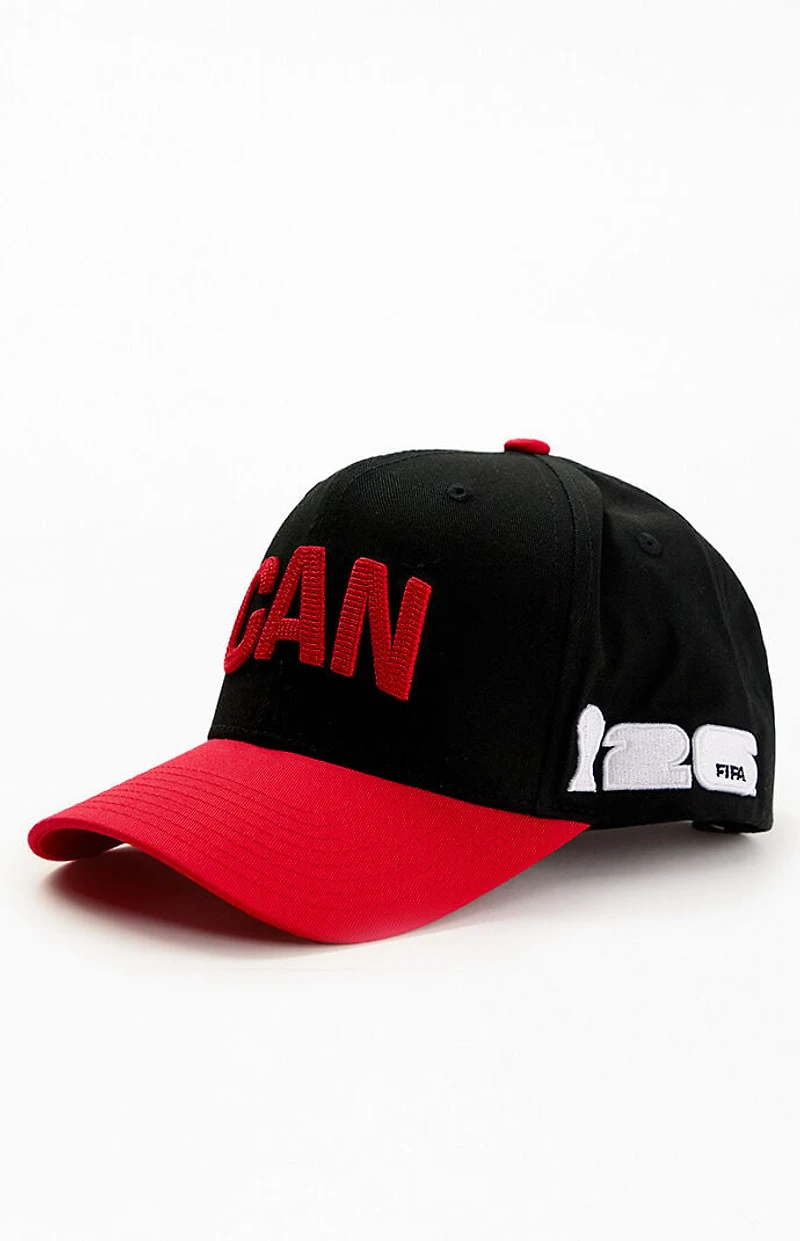 FIFA Embroidered Canada Pro Crown Snapback Hat