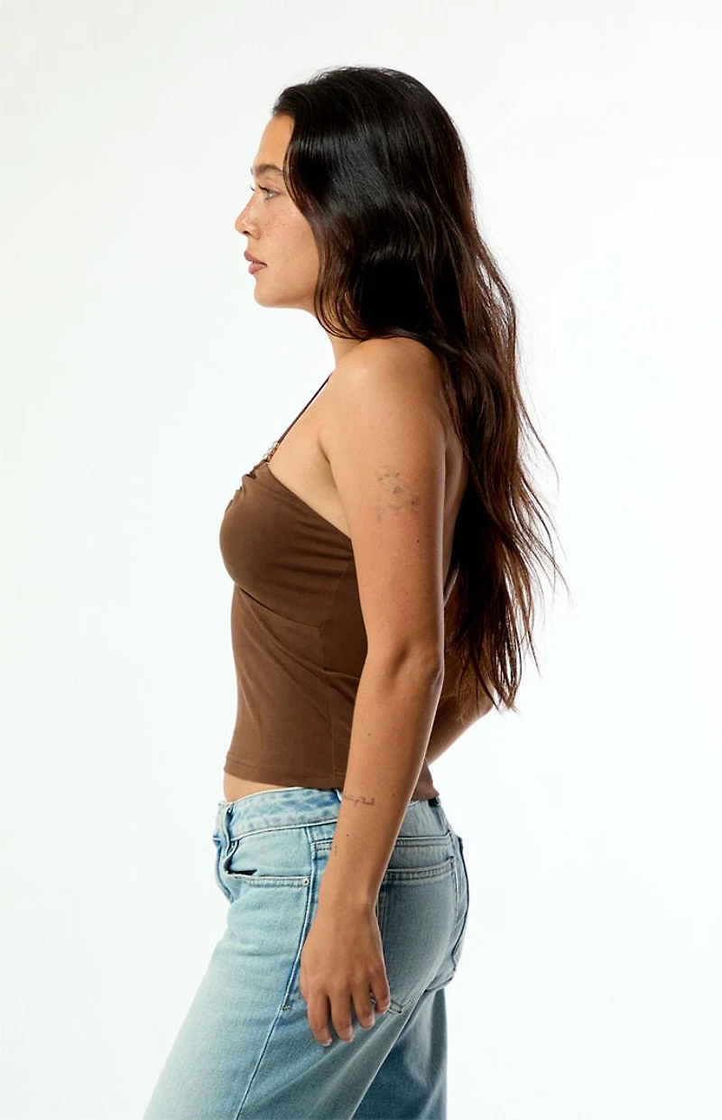 Beverly and Beck Gia Beaded Halter Top