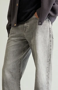 Pacsun Dylan Baggy Jeans Tonal Stripe Gray