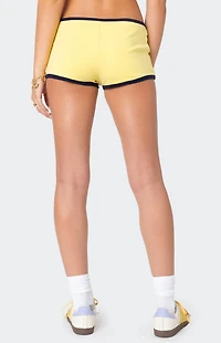 Edikted Brooklyn Baby Contrast Shorts
