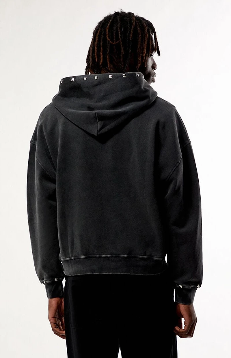 Pacsun Studded Full Zip Hoodie