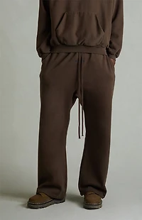 Fear of God ESSENTIALS Brown Fleece Flare Sweatpants