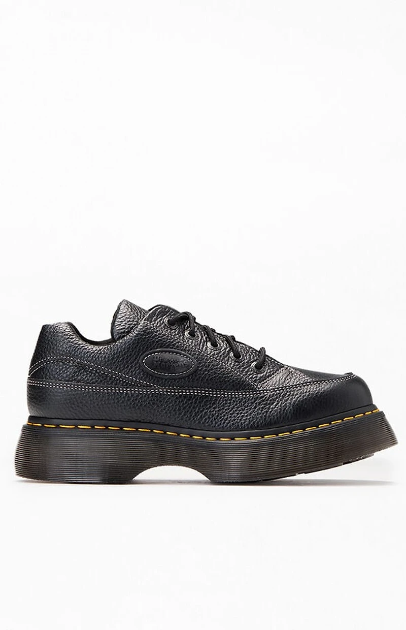 Dr Martens Women's Black Buzz 5-Eye Leather Sneakers