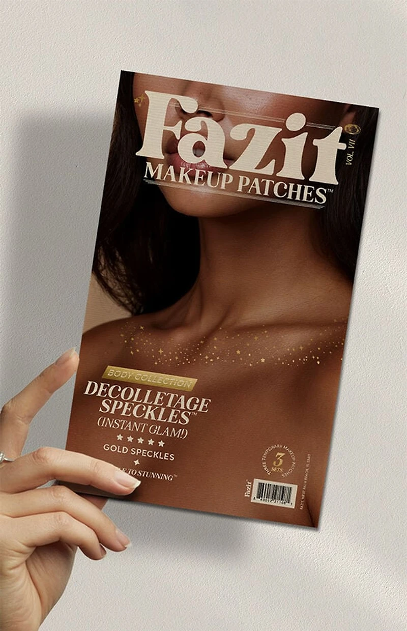 FAZIT BEAUTY Gold Decolletage Glitter Makeup Patches