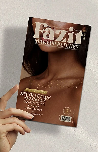 FAZIT BEAUTY Gold Decolletage Glitter Makeup Patches